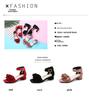 Summer 2024 Girls' High Heel Korean Style Sandals – Roman Princess Shoes for Little and Big Kids