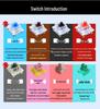 Moa Theme 87-Key Wired Mechanical Gaming Keyboard – Cute PBT Design for Office or E-sports