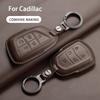 Leather Car Key Case Cover For Cadillac CT4 CT5 ATS CT6 CTS DTS XT5 Escalade ESV SRX STS XTS XT4 28T ELR Car Key Accessoires