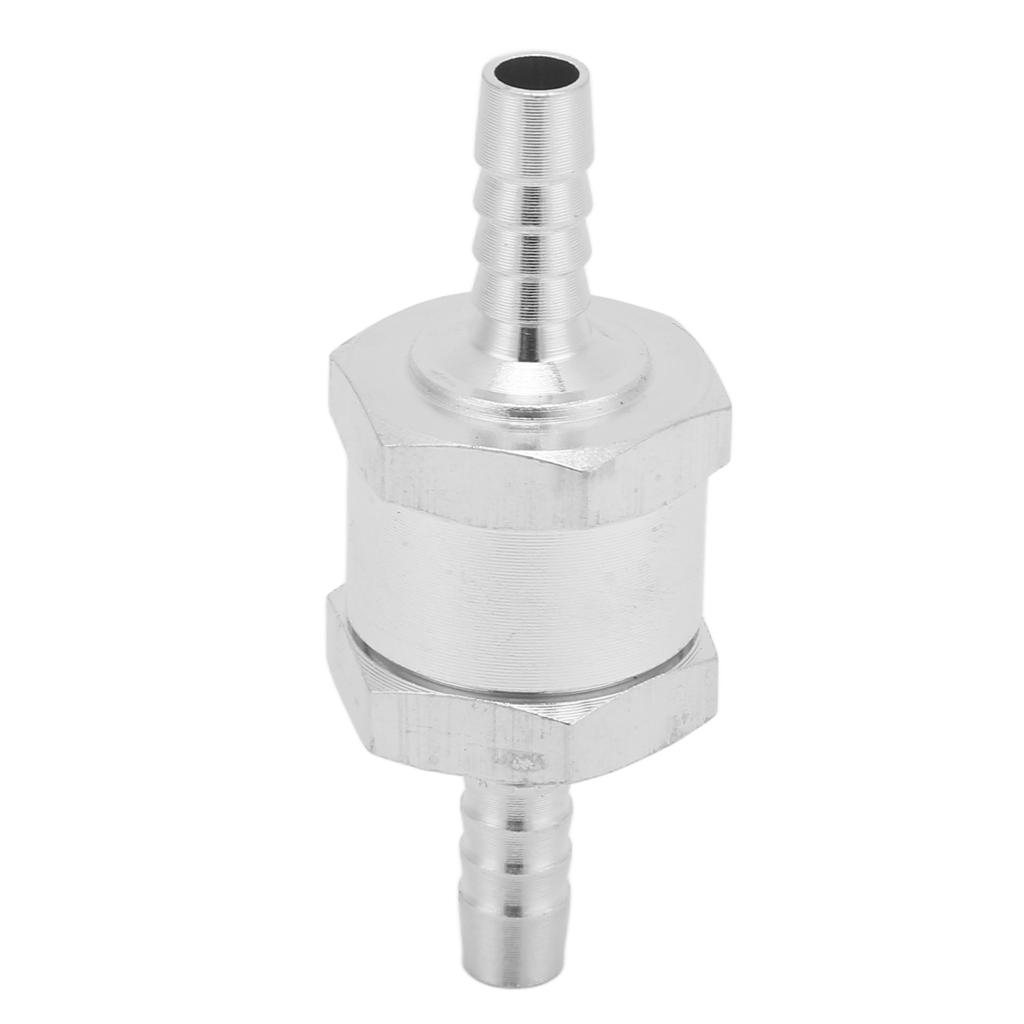 Aluminum Alloy Check Valve Non Return One Way Check Valve Aluminum Alloy Universal for Fuel Gasoline Oil Petrol Diesel Water