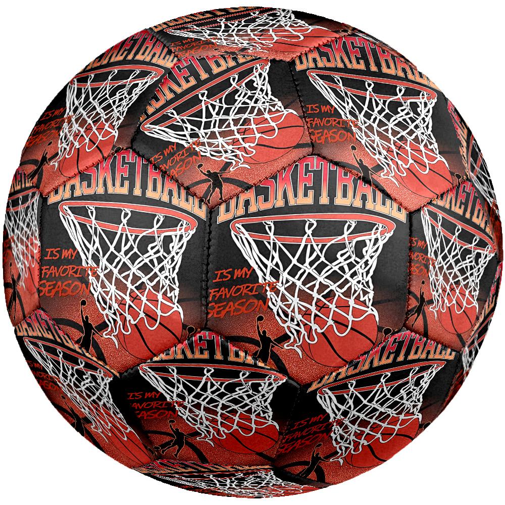 basketball Theme Size 5 Soccer Ball, Suitable for Both Indoor and Outdoor Matches, a Gift Suitable for Everyone.