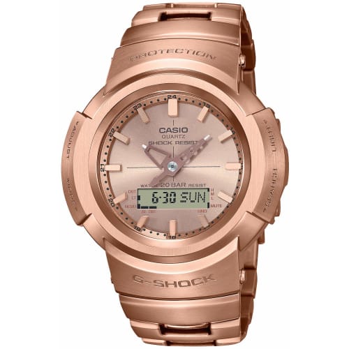 

Casio G-Shock Full Metal Radio-Controlled Solar Watch AWM-500GD-4AJF Men s Gold