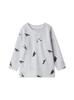 Gelato Pique Baby Penguin Print Long PBCT245459 BLU 80 T-Shirt