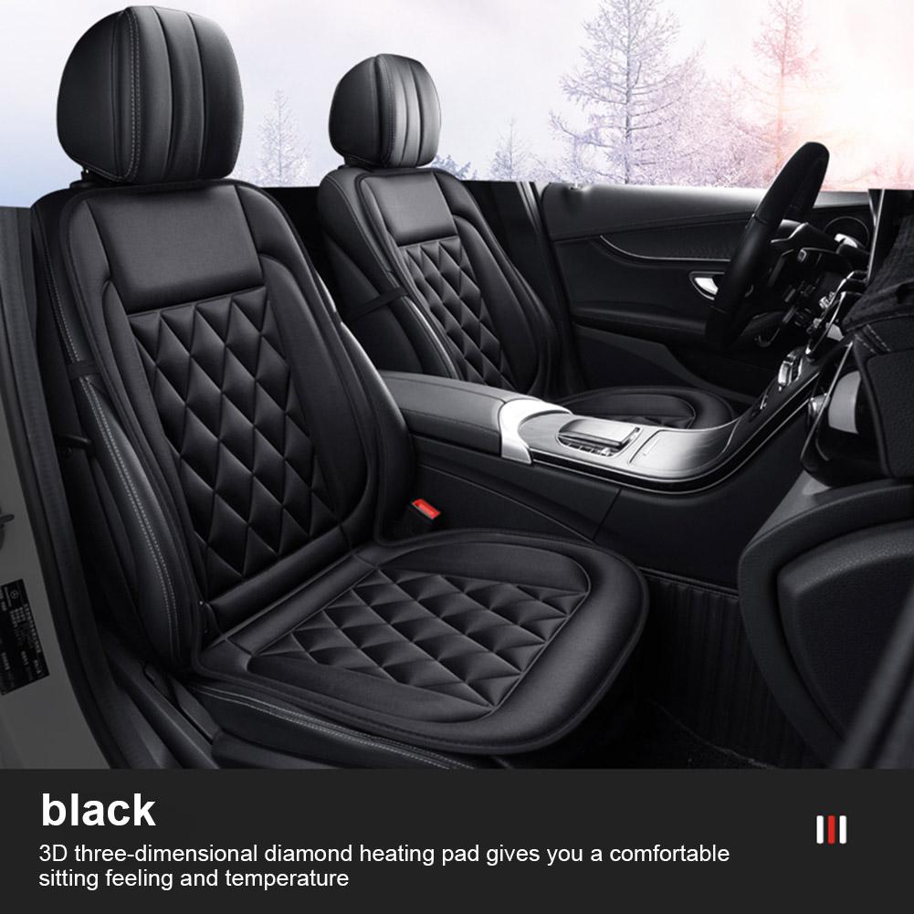 12V Electric Seat Heater Winter Household Cushion Heated Car Seat Cushion Cover Hot Keep Warm Heating Seat Cushion for Universal