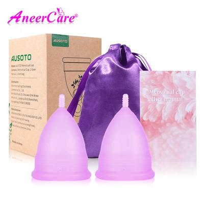 Menstrual Cups Reusable Silicone Cups, 11 Colors To Choose From, 3 Sizes To Choose From, To Meet Different Needs.(A02)