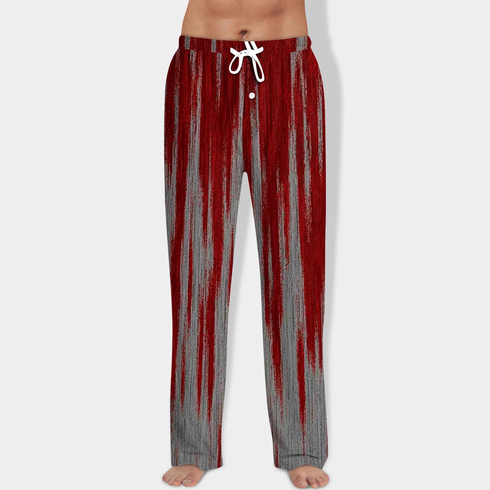 

Мужские брюки на кулиске с принтом на Хэллоуин, повседневные пижамные брюки XL