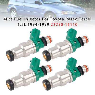 4 Peças de Bico Injetor de Combustível Para Toyota Paseo Tercel 1.5L 1994-1999 23250-11110
