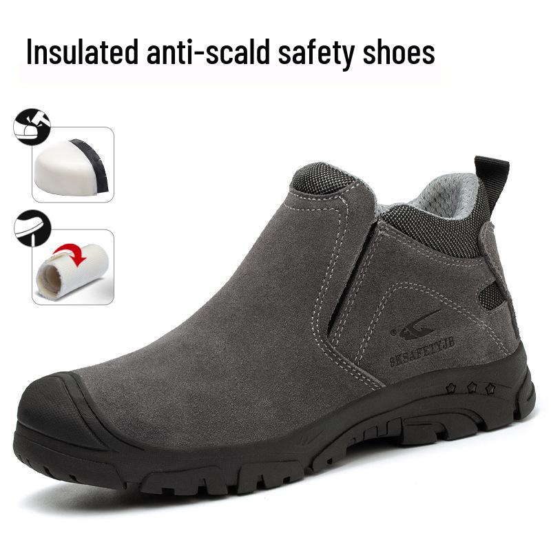 6kV Insulated Anti-Smash Fireproof Safety Work Shoes for Electric Welding