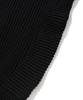 KNITTED Cotton Minimal Round Knit Black
