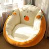 Coussin Mooli sur le sol, siège paresseux, jetée, tatami, futon, chambre japonaise, maison, balcon, fenêtre, sol, coussin doux, hiver