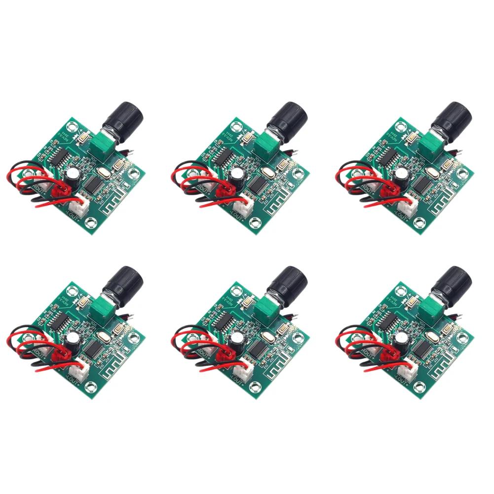 1-10 Stück XH-A158 PAM8403 2x5W Bluetooth 5.0 DC 5V Zweikanal-Audioverstärkerplatine Ultra Klare Drahtlose Lautsprecherverstärkerplatine