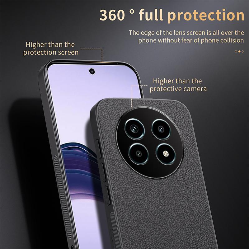 Luxury Business Leather Soft Frame Magnetic Cover For Realme 13 Pro Plus Realme13 Pro+ 5G Phone Cases Capa