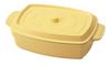Takenaka Coco Pot Rectangle Bento Light Box, Lemon, 600ml, T-76400
