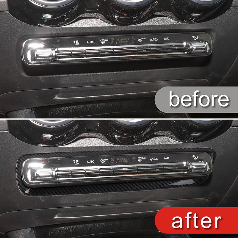 Car Console Air Condition Outlet Button Panel Frame Sticker For Mercedes Benz GLB X247 GLA H247 - Interior Accessories