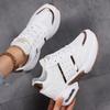 Spring and Autumn New Large-size Dad Shoes Women's Platform Muffin Inner Height Increase Casual Sports Women's Shoes