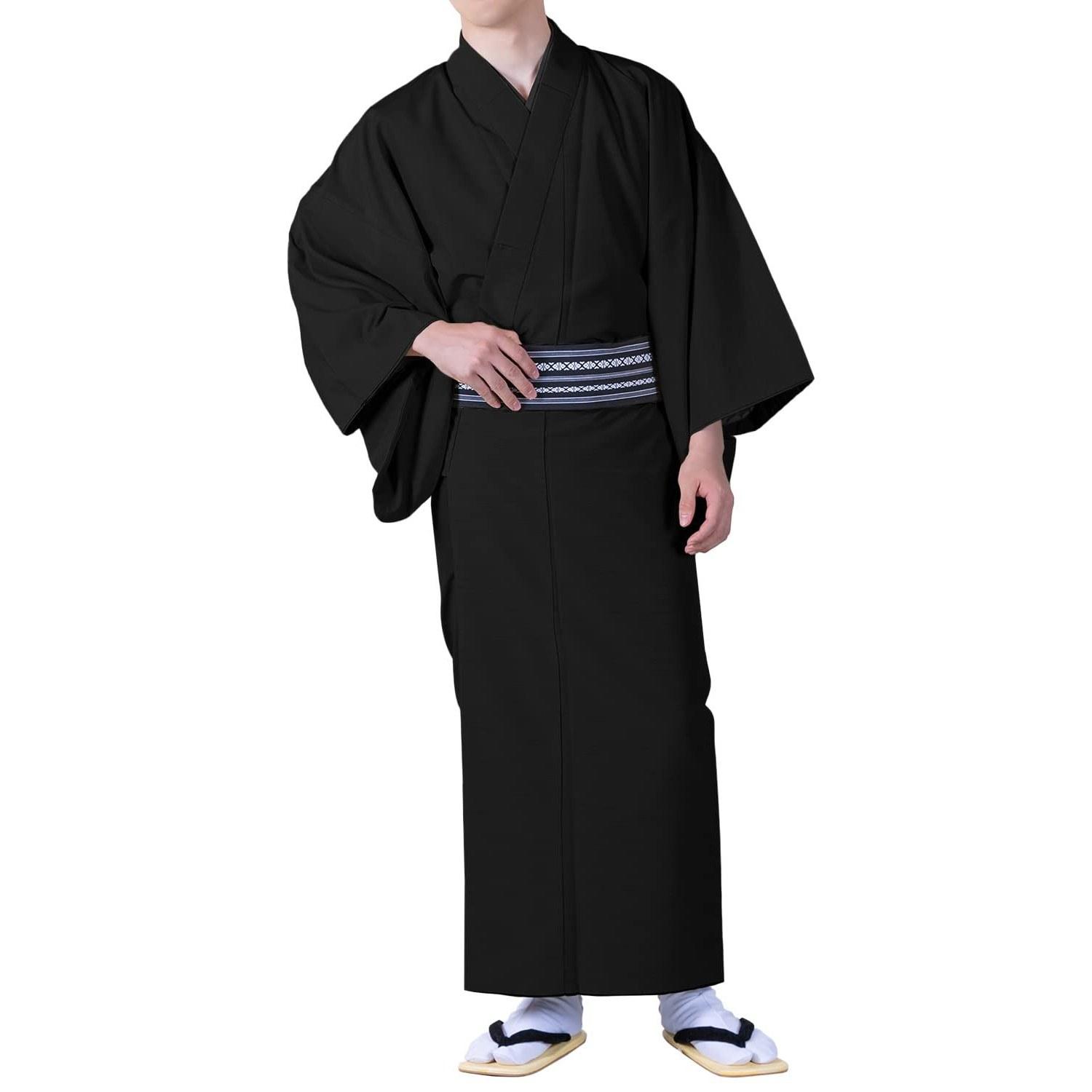 KYOETSU Kimono Washable Awase Plain Tsumugi