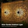 1-10PCS LED Solar Wall Light, IP44 Waterproof Warm Night Light for Garden Lawn Patio Steps Pathway Courtyard Camping Outdoor Decor