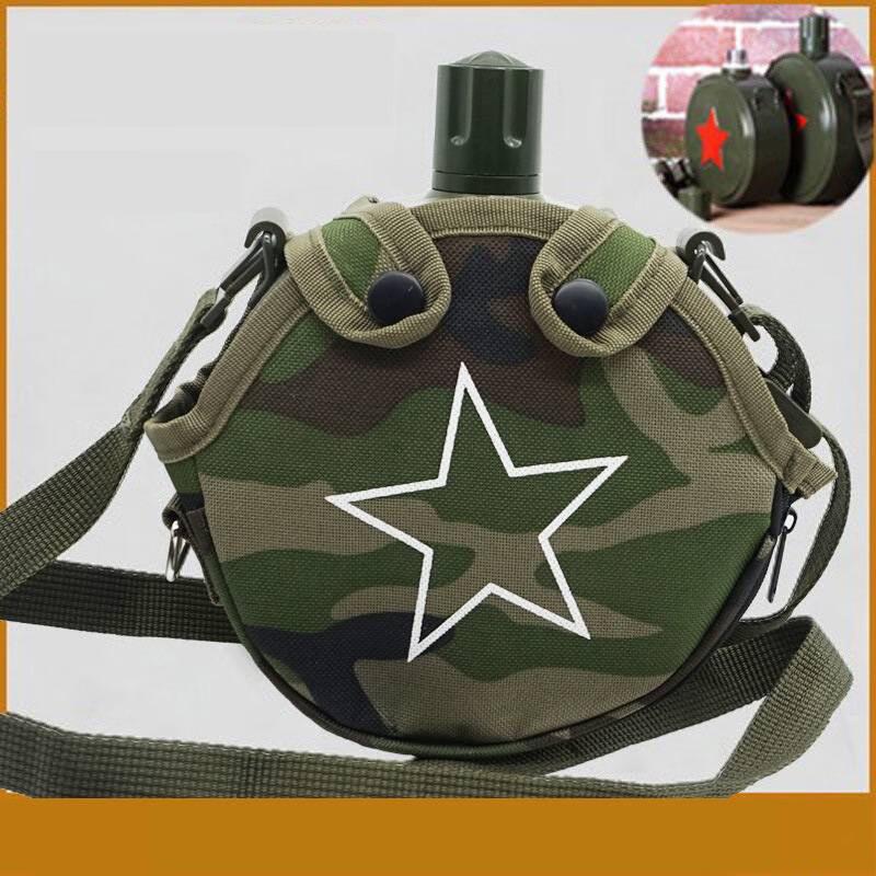 Junshi Outdoor 304 Stainless Steel Flat Water Bottle