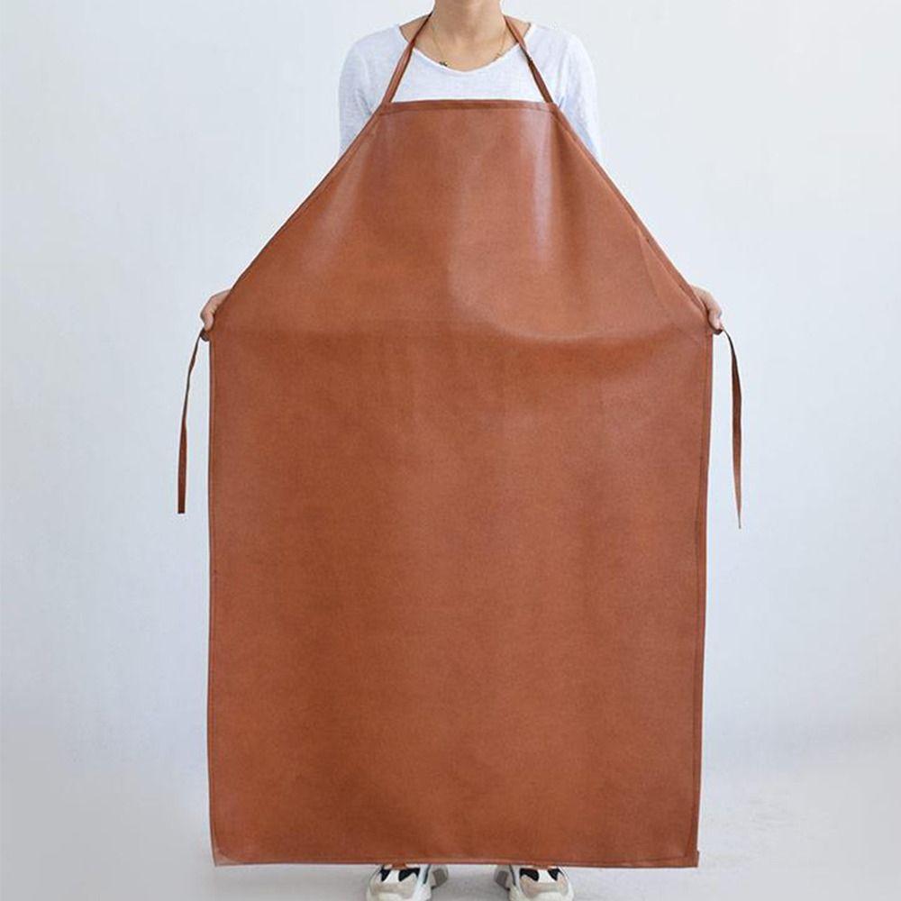 Thickened Welding Protective Apron 95/120cm Kitchen Apron Work Apron Welding Protective Gear