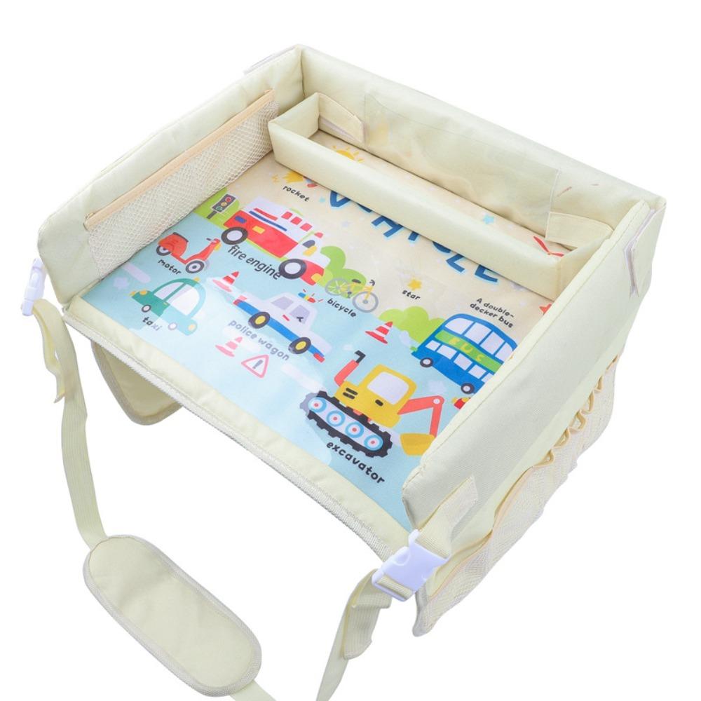 PVC Baby Car Seat Tray Snack Tray Car Tray Table Kids Toy Holder Desk  Car Storage Organizer