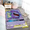15 Misure Tappeti con Fantasia Carte Pokémon Gengar per Soggiorno Camera da Letto Tappetino per Pavimento Divano Tappeti Antiscivolo Tappeto Gioco per Camera dei Bambini Regali