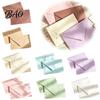 Decorative Stationery for Love Letters 10PCS Petal Art Envelopes, Real Floral Texture Design, Thick Paper Western Style Envelopes Invitations