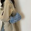 Trendy Denim Handbag For Women Fashionable Casual Street Style Shoulder Bag