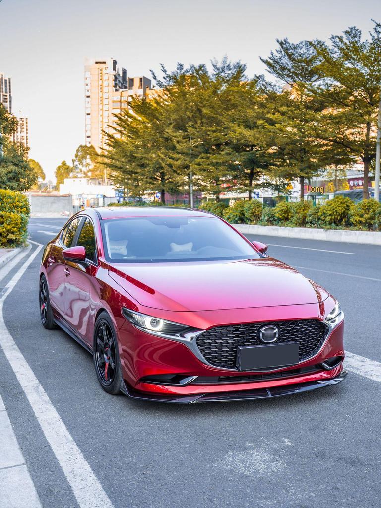 Mazda 3 Axela Body Kit: Front Lip, Bumper Spoiler, Louvers, Side Skirt