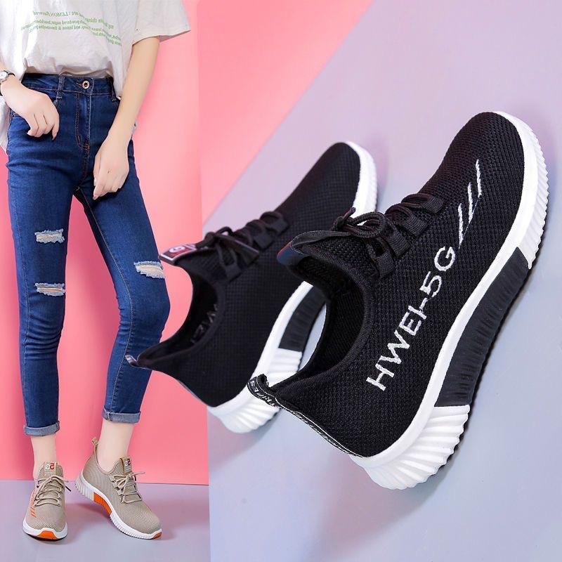 

Легкие кроссовки, дышащая обувь, женская летняя тканевая обувь, спортивная повседневная обувь с сеткой 36