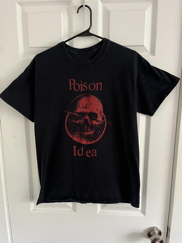 Poison Idea Band Music Black T-Shirt Cotton All Size RD513 Unisex T-Shirt S