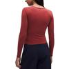 Lululemon T-Shirts Women's Crew Neck Moderate (Unisex) T-Shirts LW3KPBS | Mahogany Muse