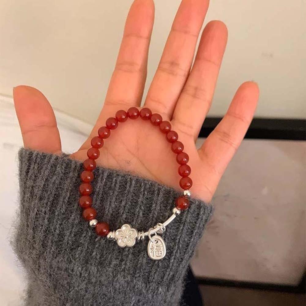 Chinese Style New Year Bangle Blessing Accessories Women's Wrist Jewelry  Friends