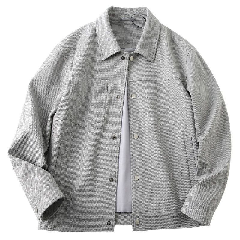 Japanese Style Casual Cargo Pants Spring and Autumn Retro Multi-Pocket Trendy Easiest for Match Export Export Tail Single Men's Clothing Jacket