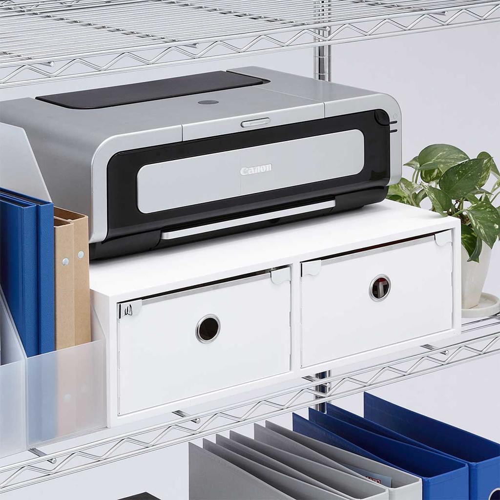 Sanwa Direct Printer Compatible with Multifunction Stores A4 Paper and Ink Under the White Stand, Devices, Printer, 100-PS001W