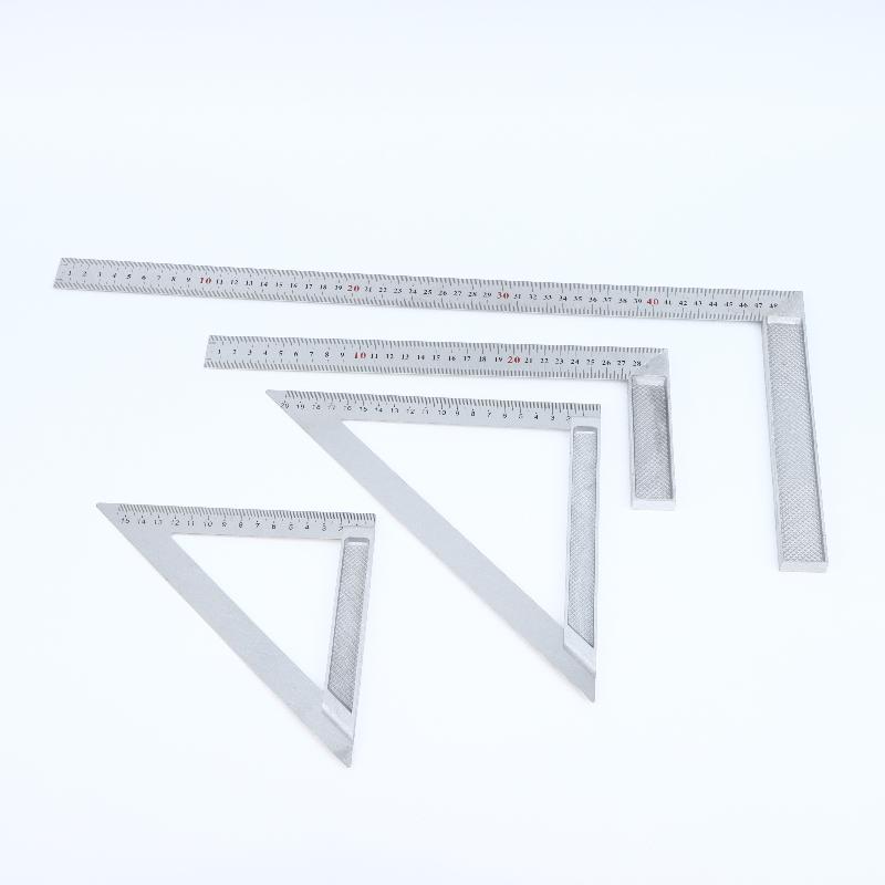 Woodworker Special Stainless Steel 90 Degree Right Angle Triangle Ruler 1Pcs 15/20/30/50CM for Wood Cutting Scribing Positioning