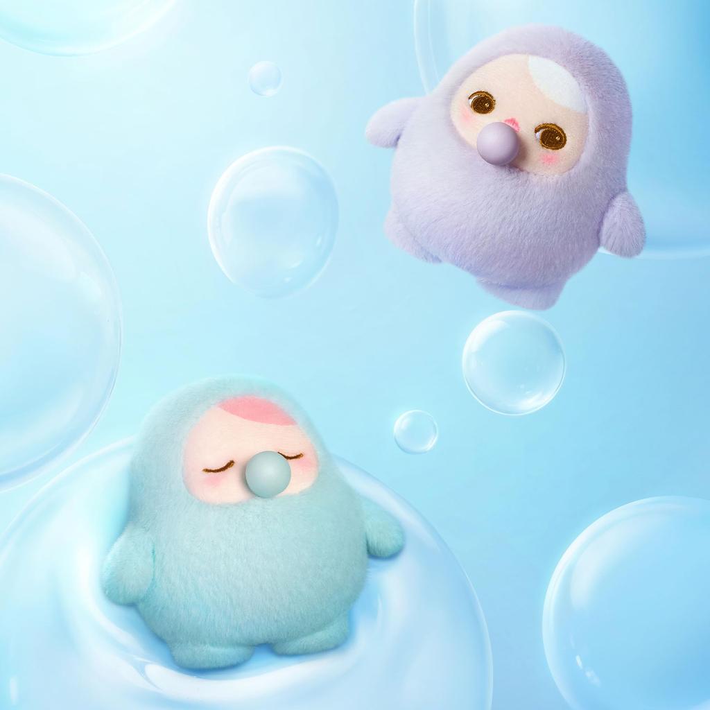 POP MART PUCKY Plyšový přívěsek ze série Beanie Bubble Up Slepý Slepá Krabička Náhodný Design Akční Figurka Sběratelská Hračka Domácí Jedna Krabička - Krabička, Figurka, Dekorace,