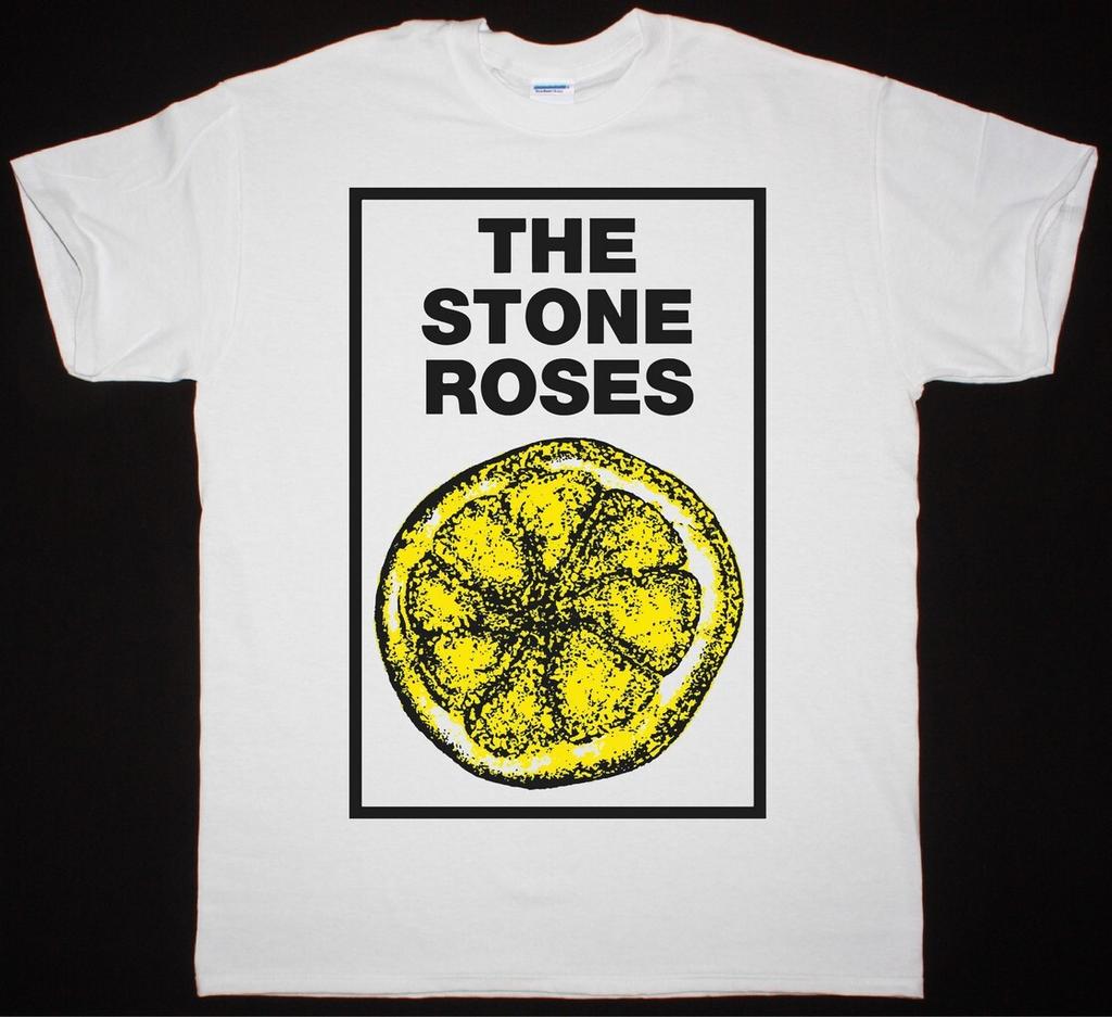 Neues THE STONE ROSES LEMON Geschenk Für Fans T-Shirt DN136