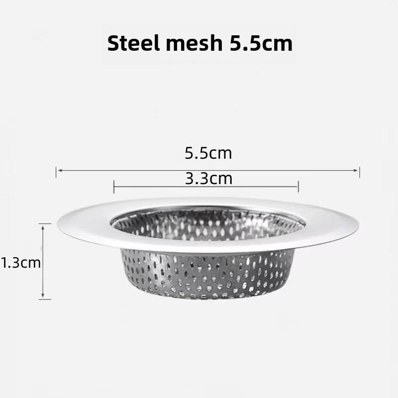 

Фильтр для мойки и слива из нержавеющей стали с защитой от засоров