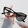 Photochromic Anti Blue Light Glasses Women Men Cat Eye Discolored Blue Light Goggle Clear Color Changing Sunglasses Gafas
