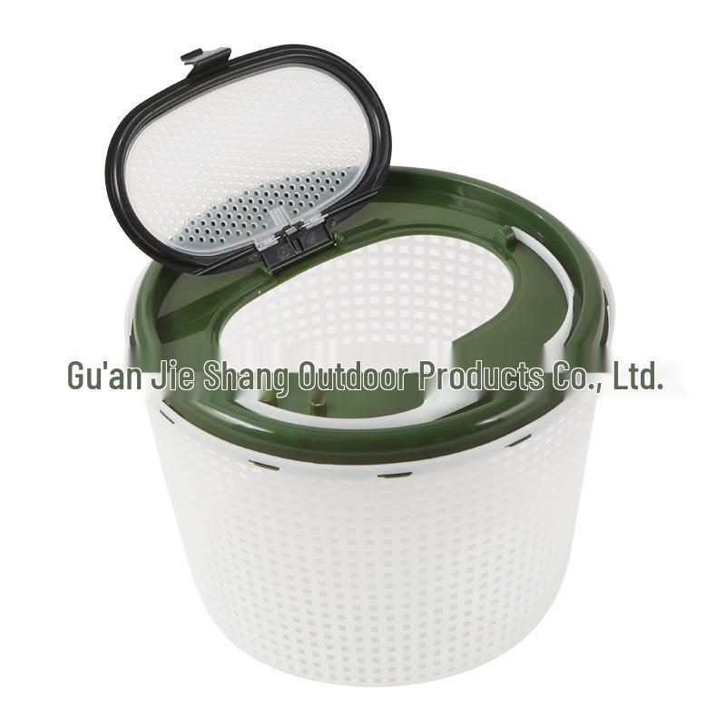 Double-Layer Handheld Fish Bucket with Aerator - Multi-Function Fishing Gear