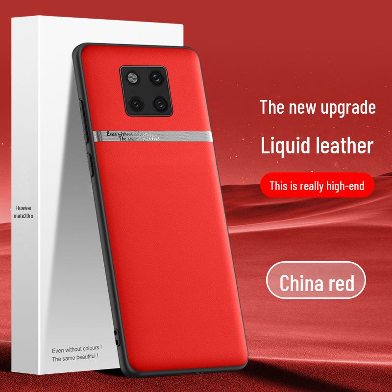 

Защитный чехол из жидкой кожи для Huawei Mate20RS, устойчивый к падениям и загрязнениям, цельная конструкция. Huawei Mate20RS