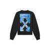 Off-White Marker Arrow Long Sleeve Sweatshirt Men Sweatshirt Black OMBA035E20FLE0021045