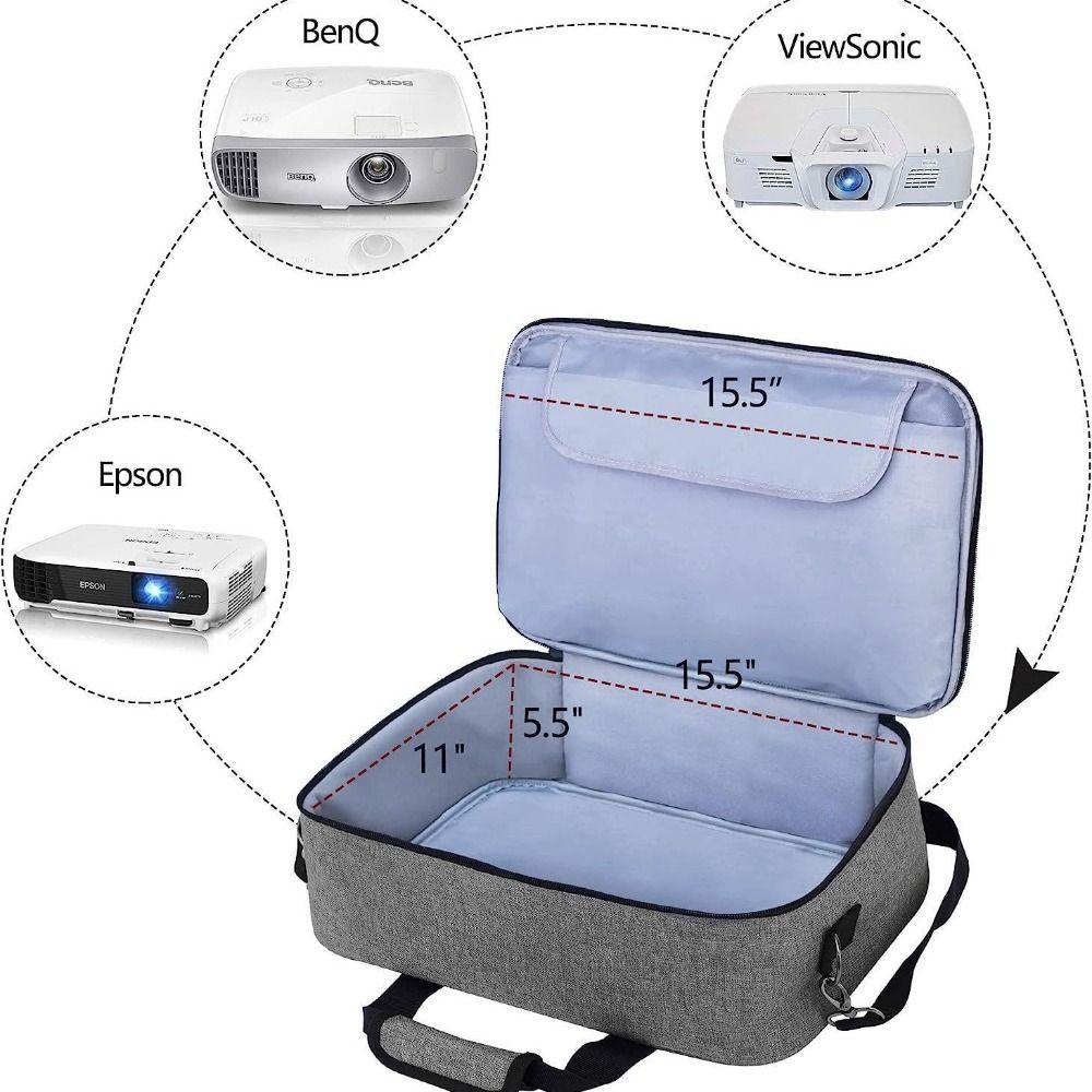 Bærbar projektor bæreveske Forretningsstil Projektor Beskyttelsesetui Utendørs