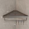 Bathroom Corner Storage Rack Punch-Free Toilet Alumimum Organization Storage Shelves for Wall Toiletries Shower Accessories New