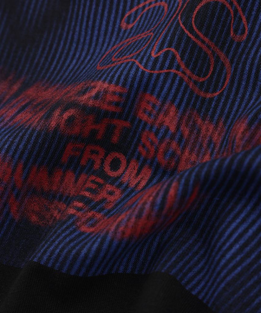 ALTER STUDIO Moment Wave Print T-Shirt_Black