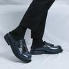 Fashion New Men's Black Blue Tassels Half Slippers Driving Shoes Male Casual Mules Moccasins Breathable Loafers Zapatos Hombre