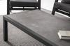 Garden Coffee Table 120X70Cm Bolzano Canvas Aluminum Anthracite