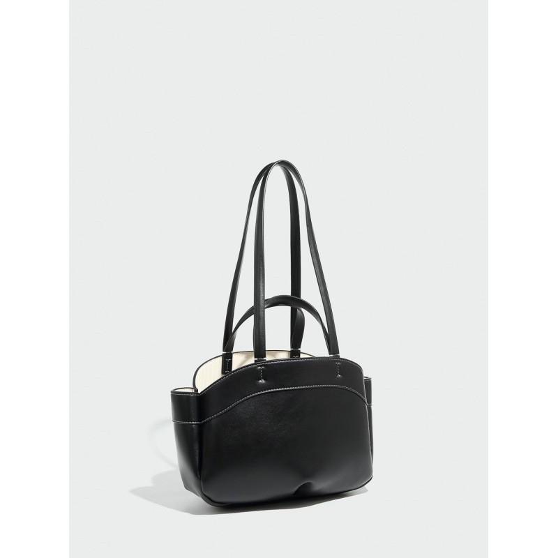 

ZA Cross-border Women s Bag 2025 Tote New Fashionable Large-capacity Mother-child One-shoulder Portable чорний