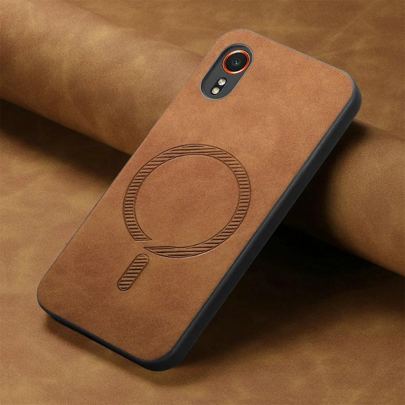 For Samsung Galaxy XCover7 Case for Magnetic Leather Back Cover for Samsung X Cover 7 Cases for Galaxy XCover 7
