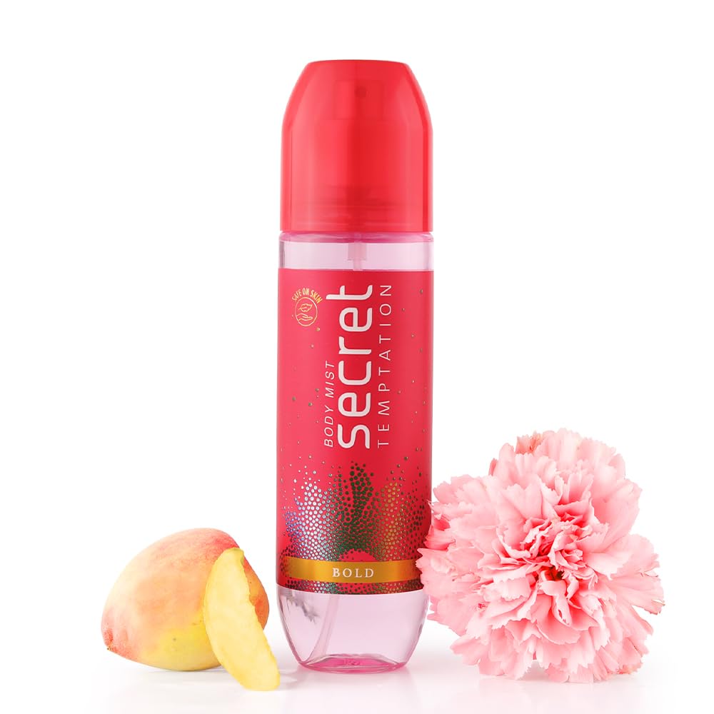 Secret Temptation Bold Körperspray Parfüm für Damen 120ml Langanhaltender Fruchtiger Duftspray